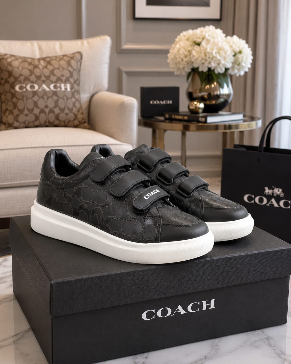 zapatos coach Dama