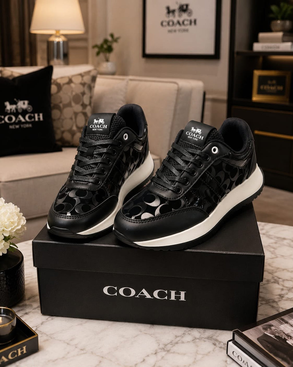 zapatos coach Dama