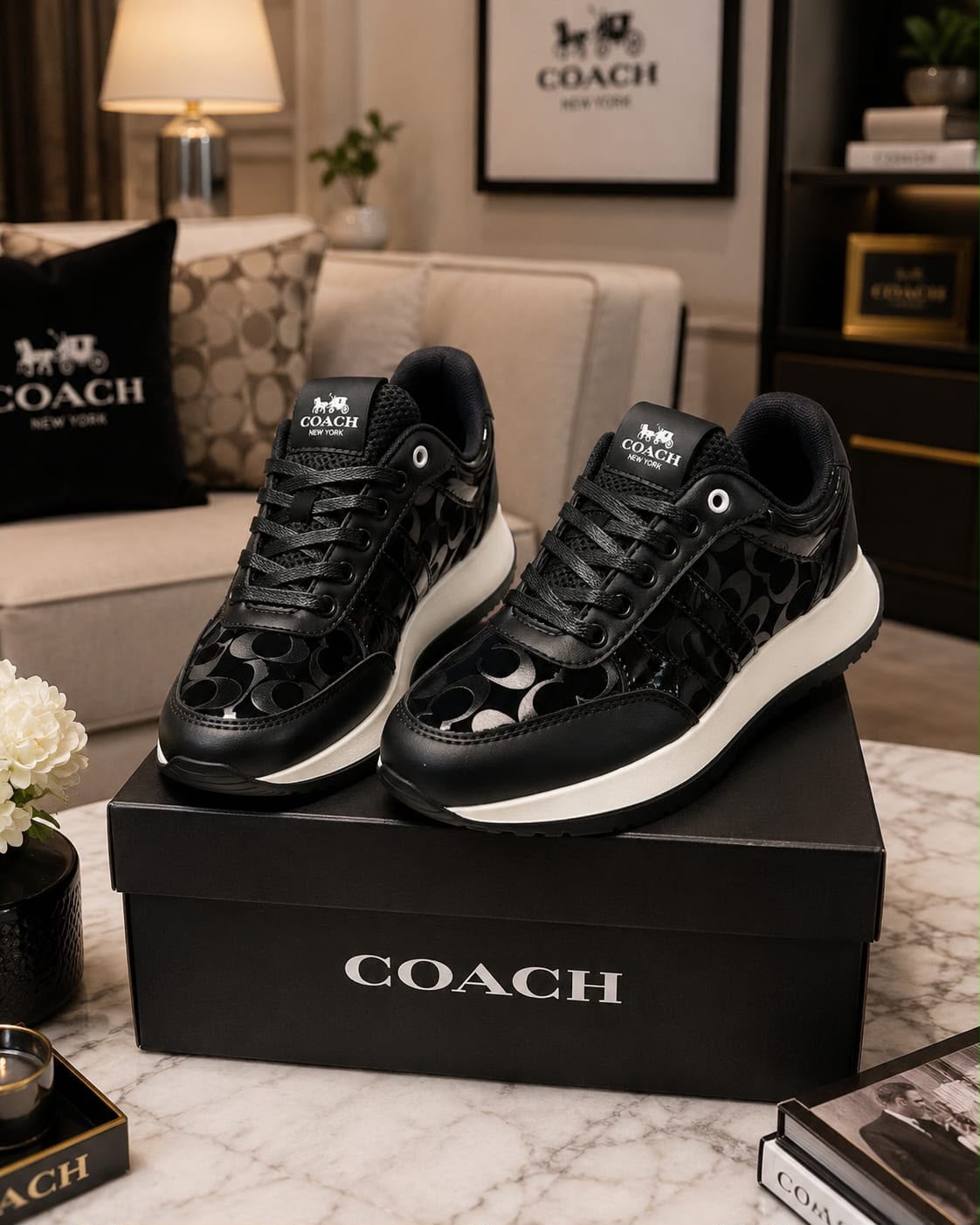zapatos coach Dama