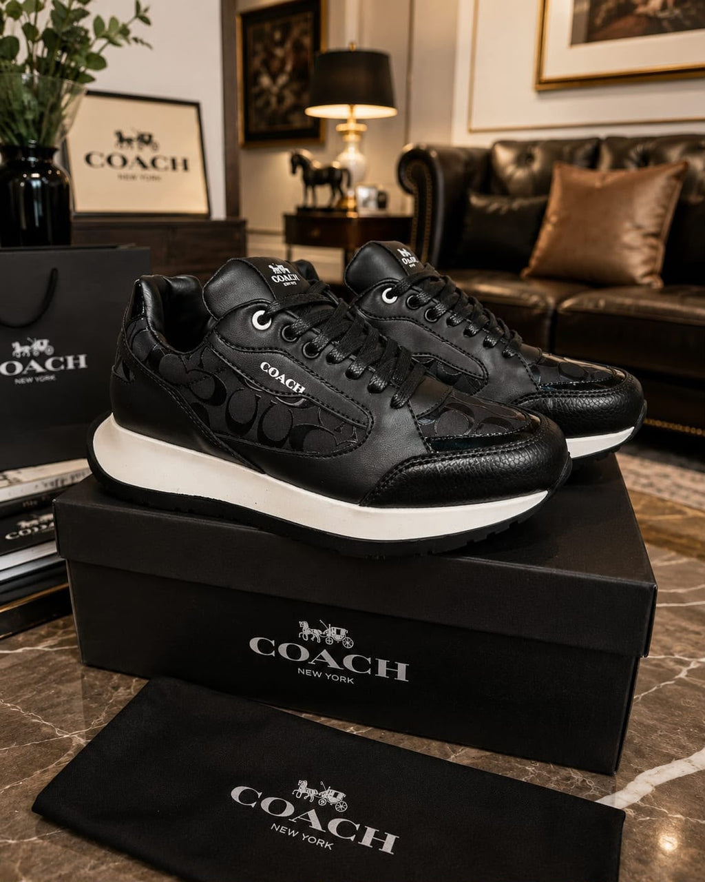 zapatos coach Dama