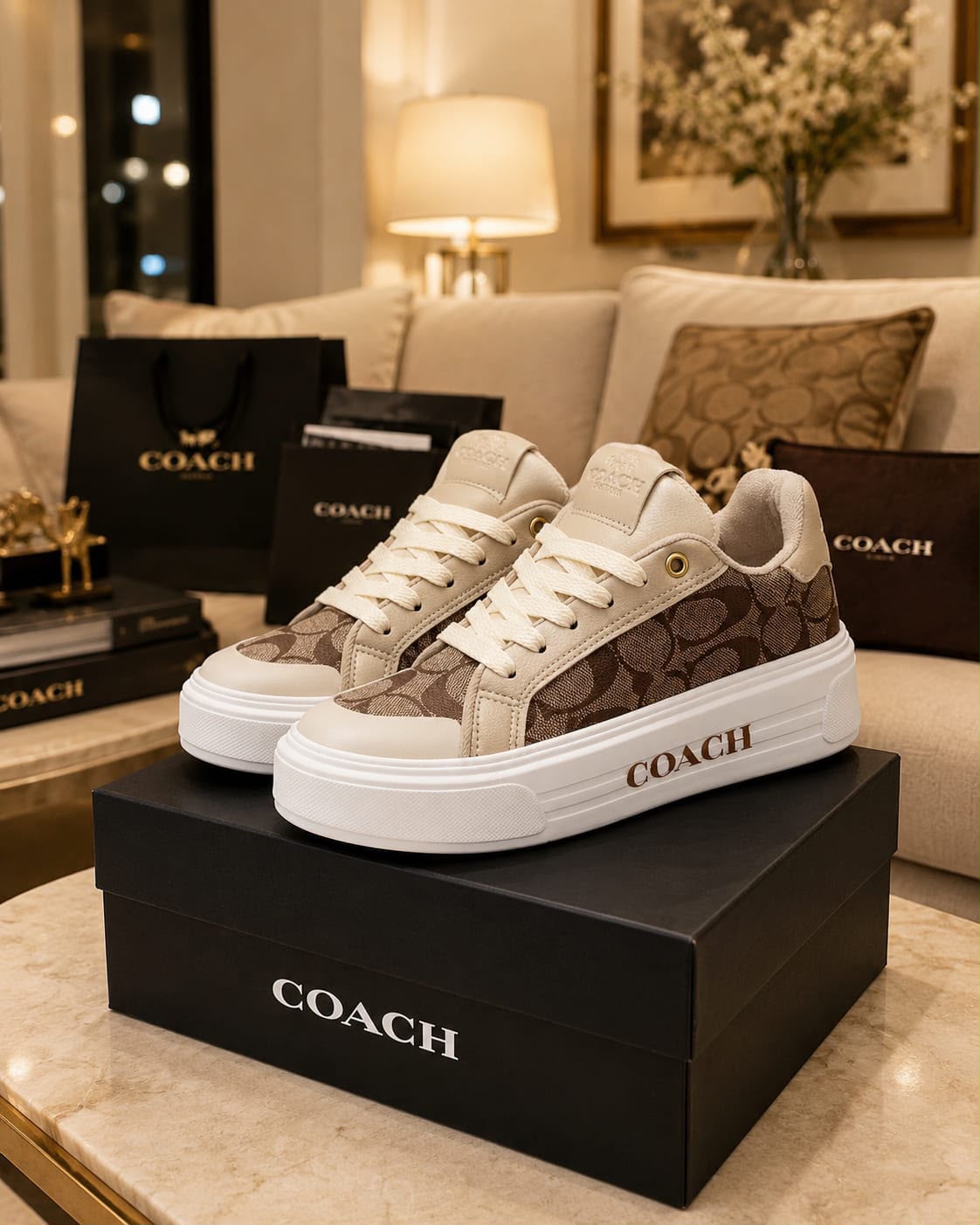 zapatos coach Dama