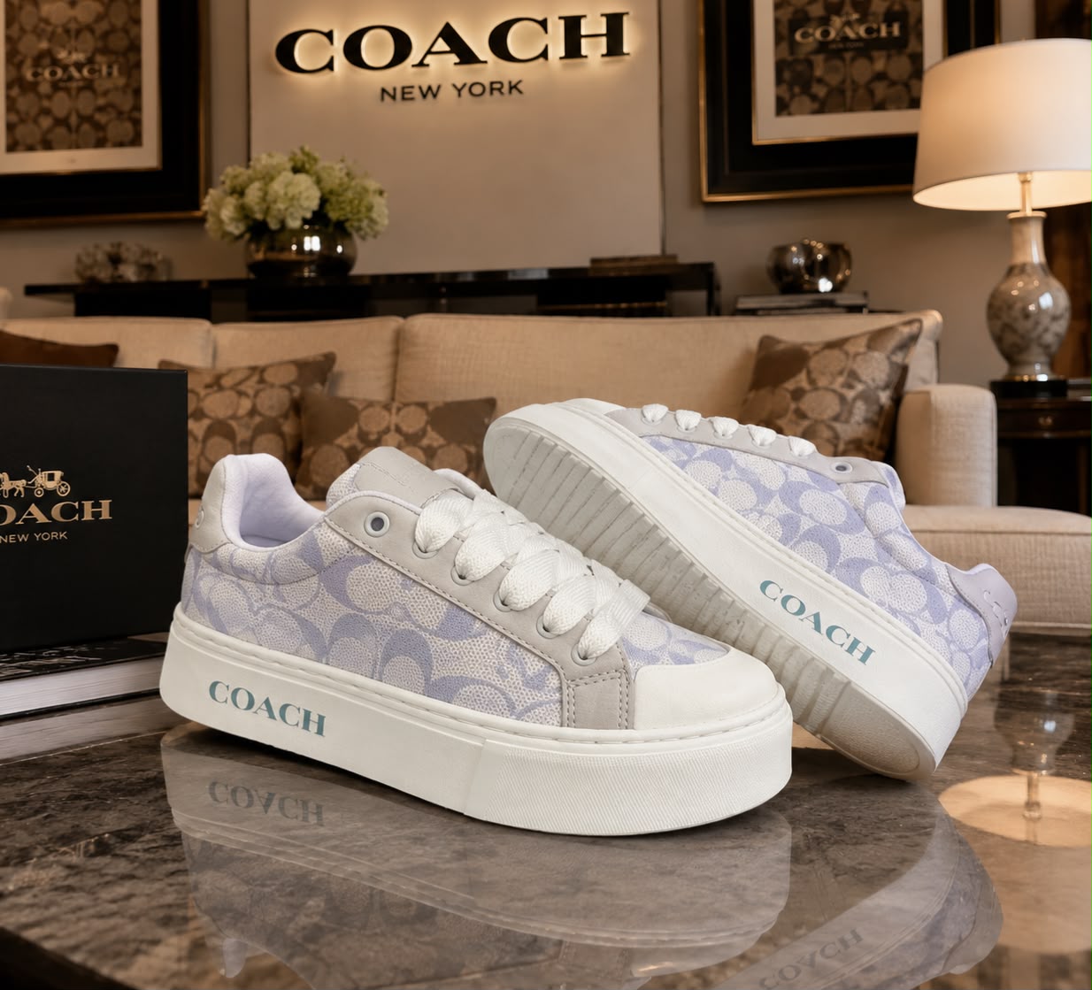 zapatos coach Dama