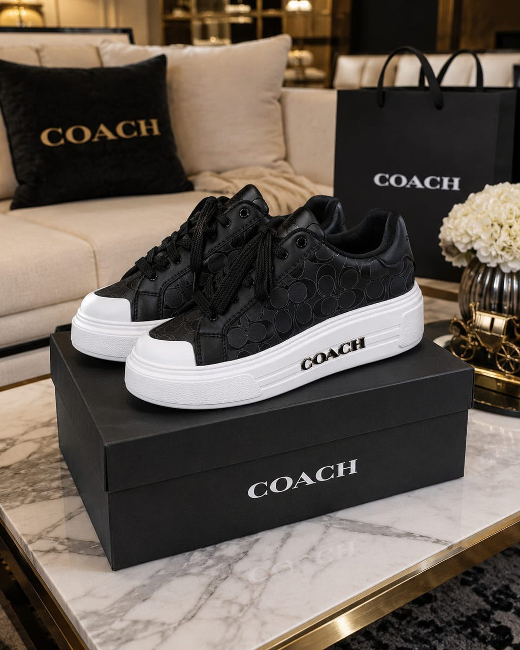 zapatos coach Dama