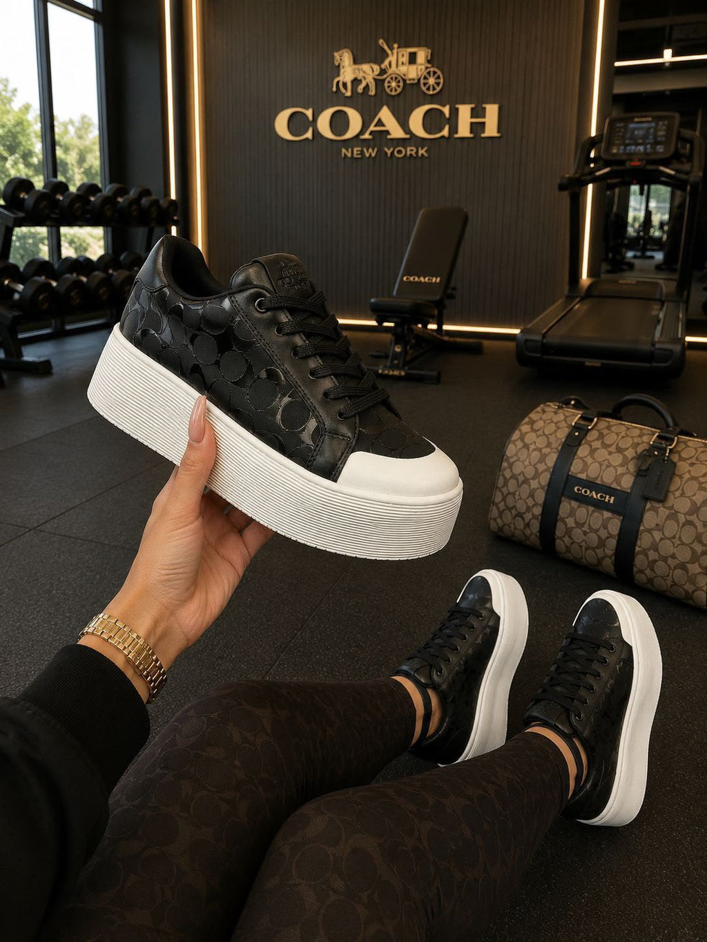 zapatos coach Dama