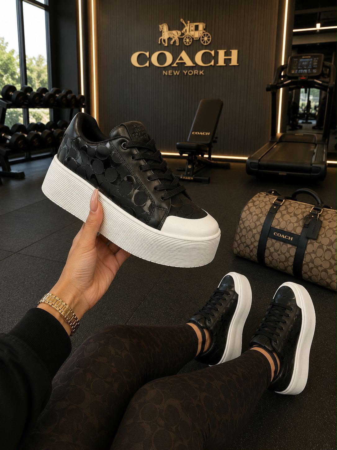 zapatos coach Dama