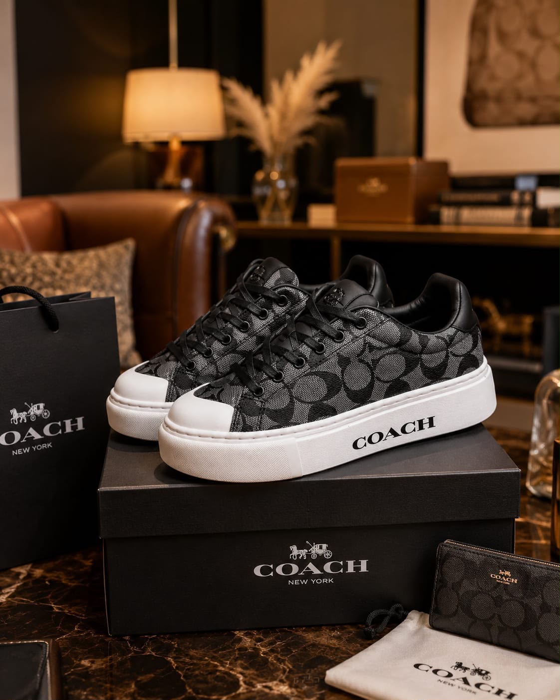 zapatos coach Dama