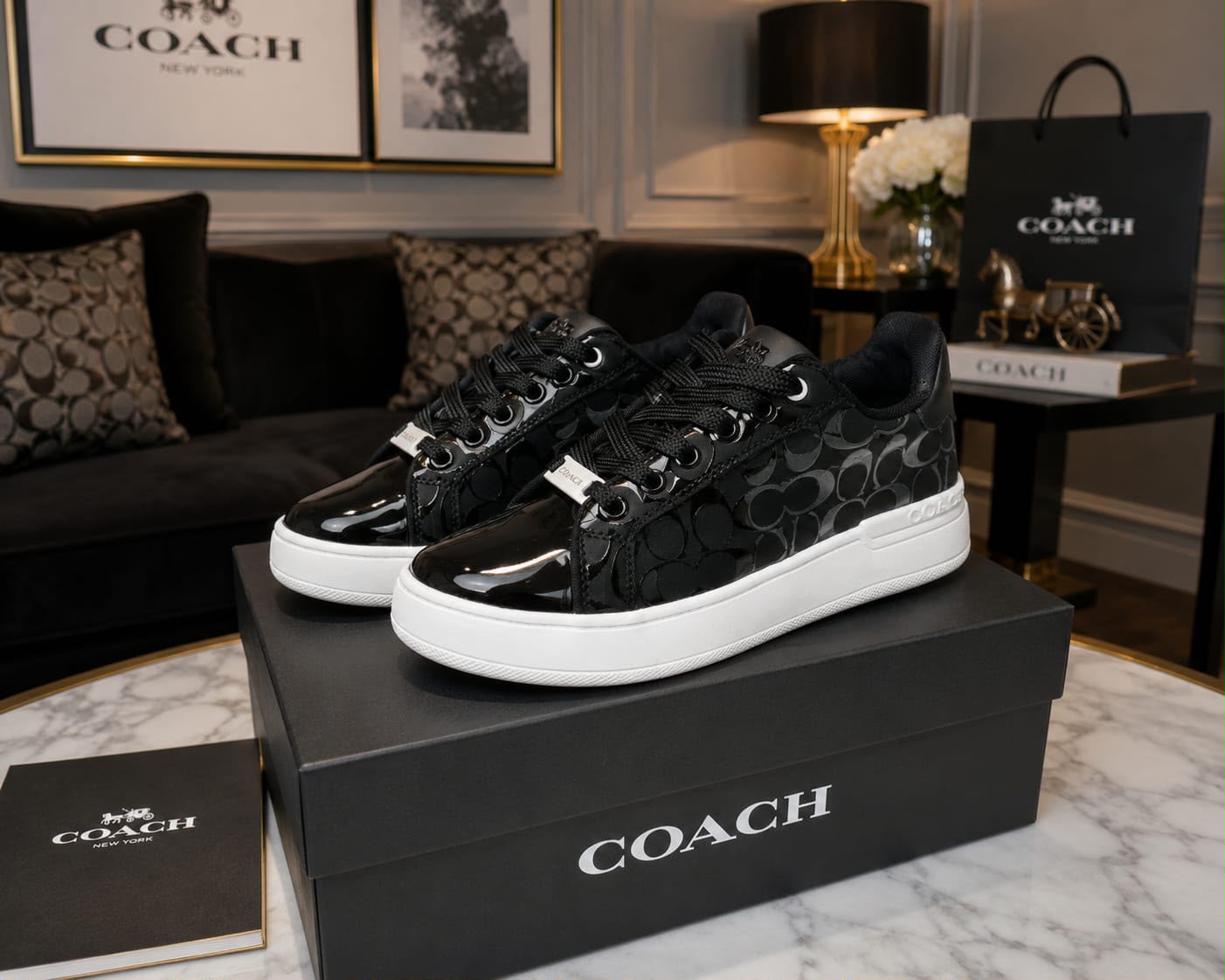 zapatos coach Dama