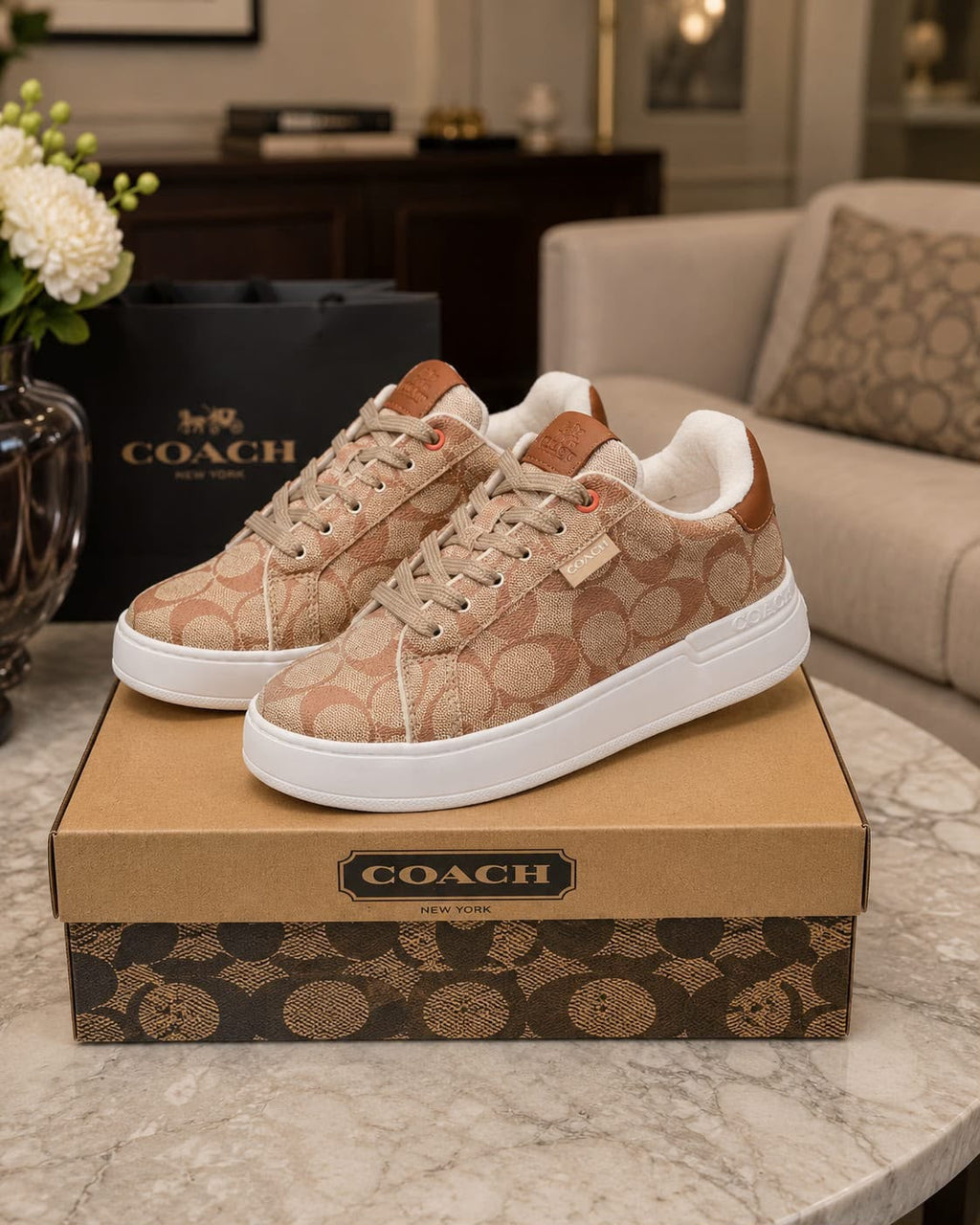 zapatos coach Dama