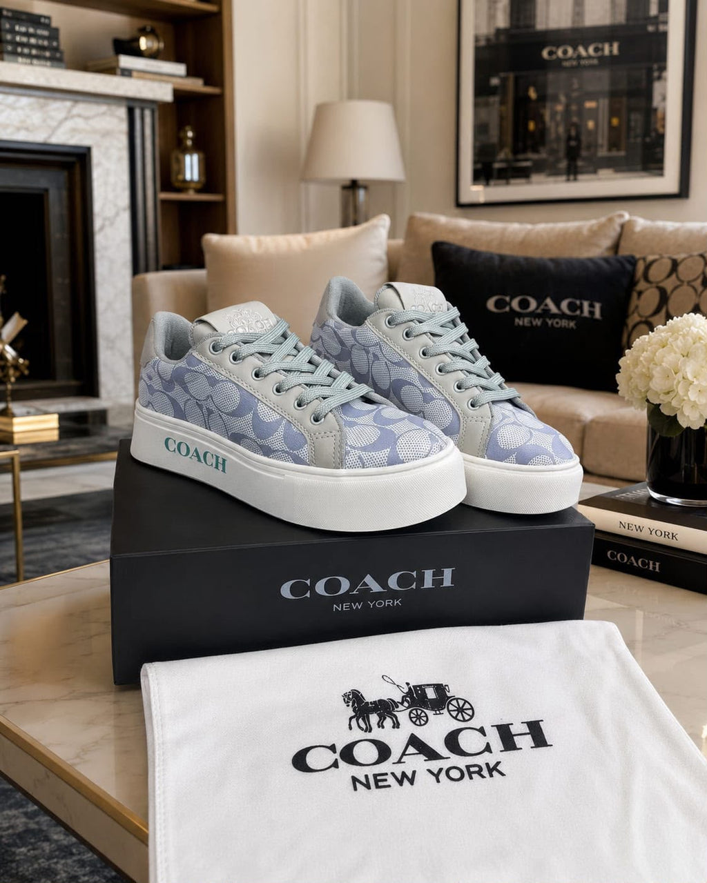 zapatos coach Dama