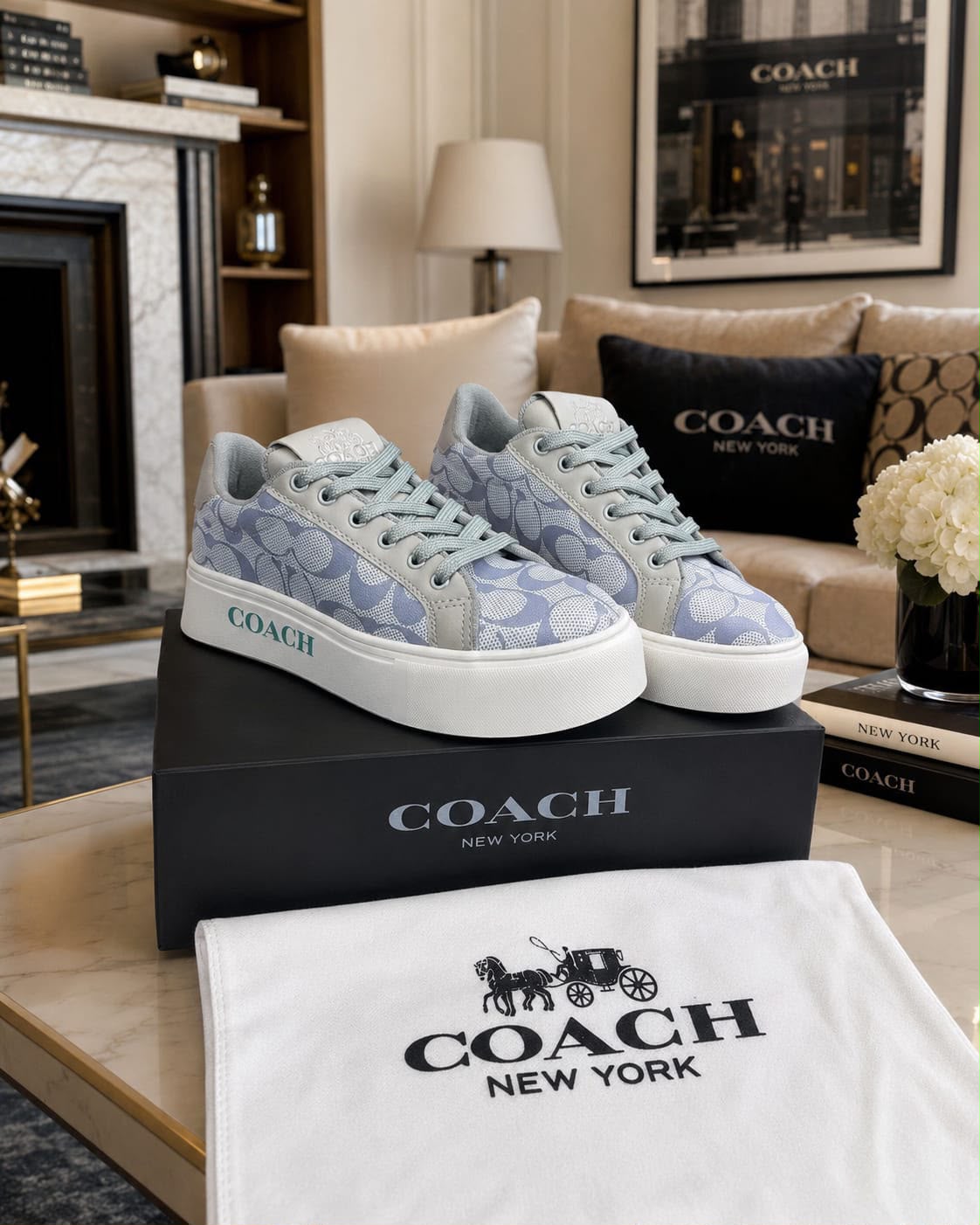 zapatos coach Dama