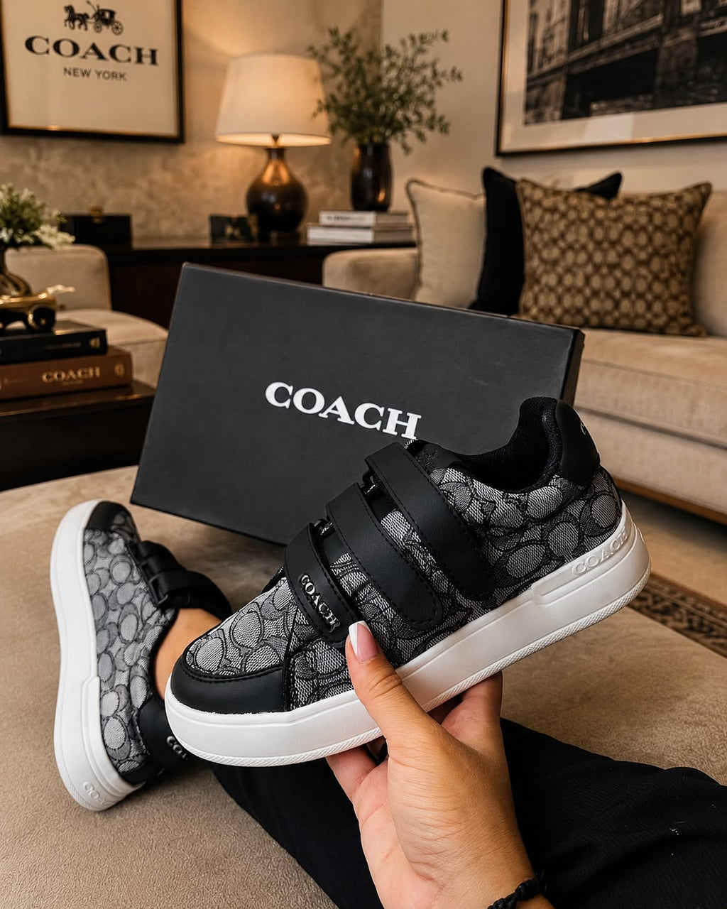 zapatos coach Dama